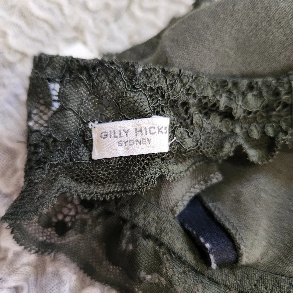 Gilly Hicks Sydney Bralette Green XS - Picture 5 of 6
